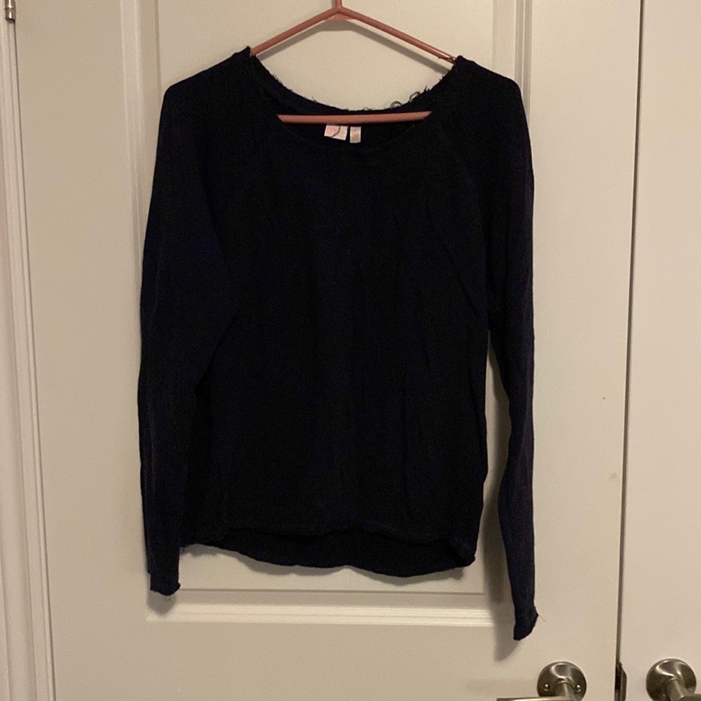 Navy blue sweater size medium